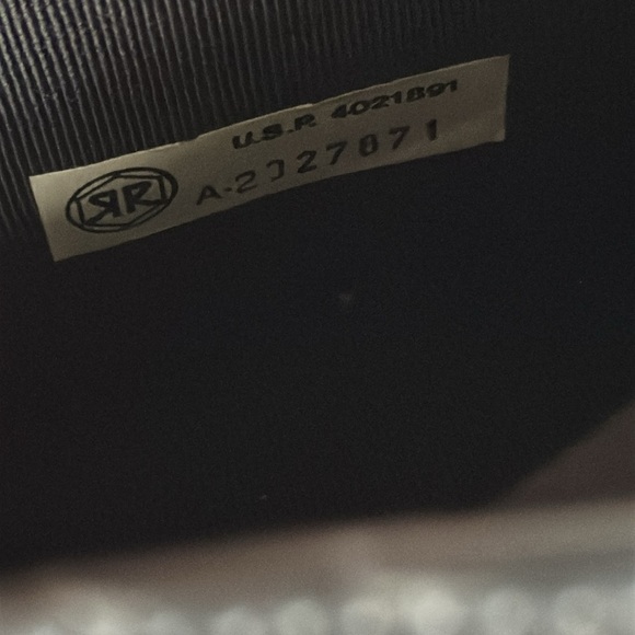 Hattie Carnegie Vintage Bag 12x8x1.5 Magnetic Snap Flap Closure Flaw - Picture 7 of 10